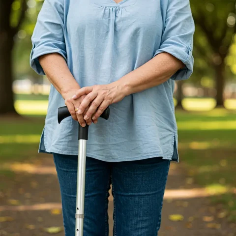 woman with Parkinson disease