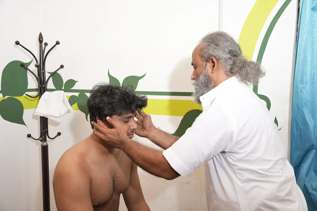 Activating vital points from head to neck